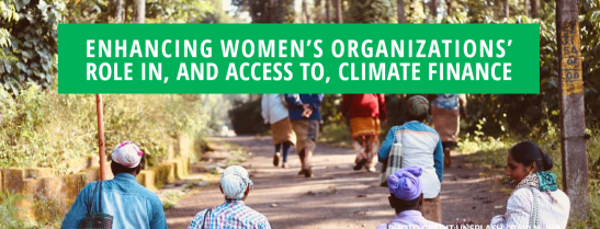 WEDO Factsheet access to climate finance